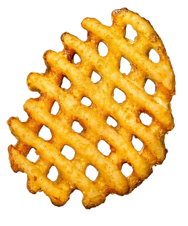 Waffle fries